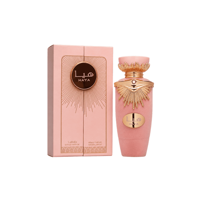 Lattafa Haya Eau de Parfum Spray for Women - 3.4 Ounce