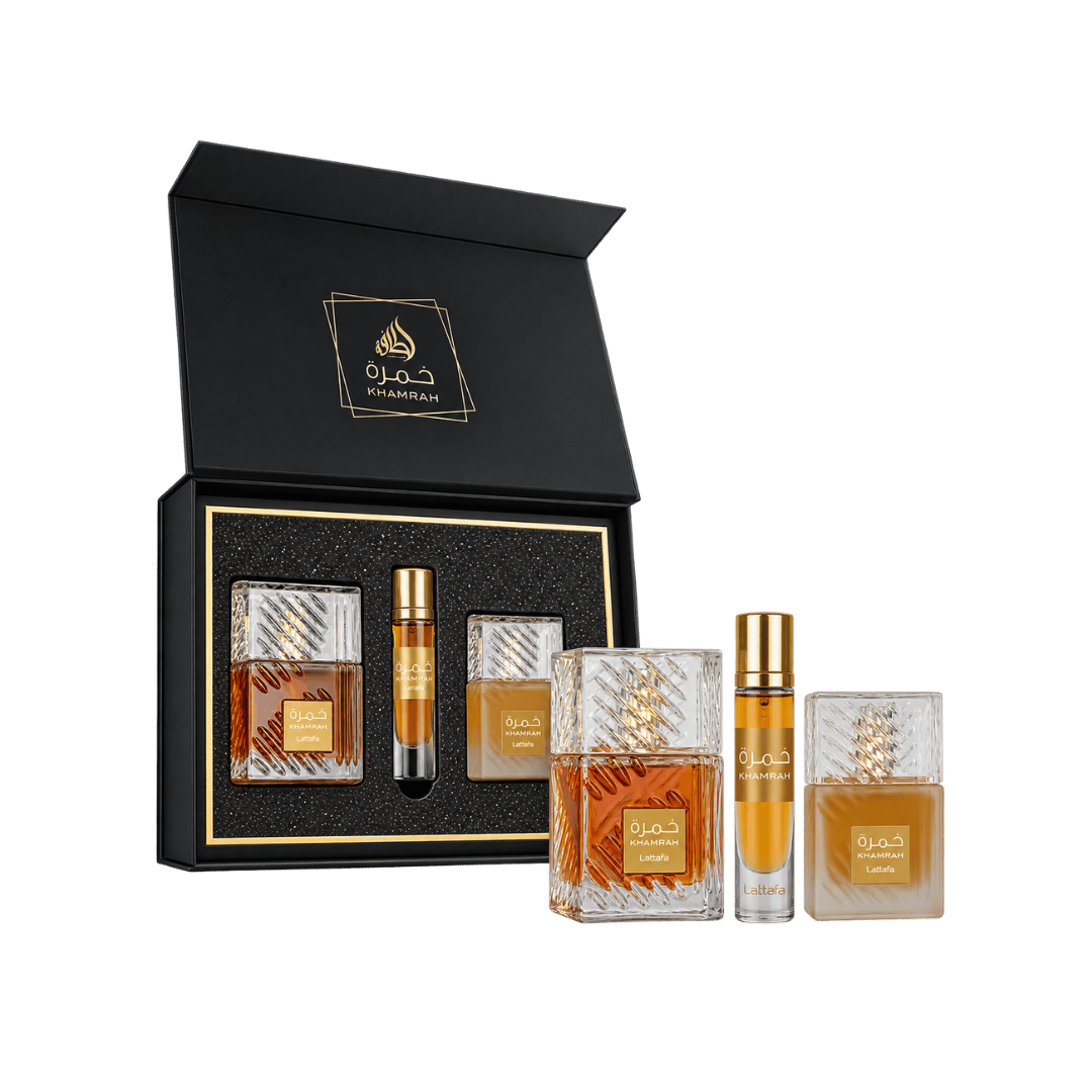 Lattafa Khamrah 3-Piece Gift Set for Unisex