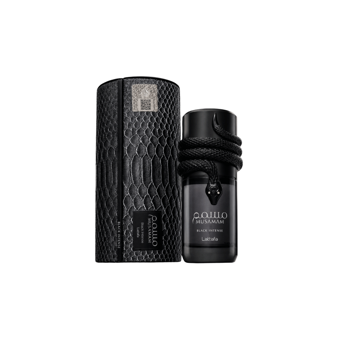 Lattafa Musamam Black Intense for Men Eau de Parfum Spray, 3.4 Ounce