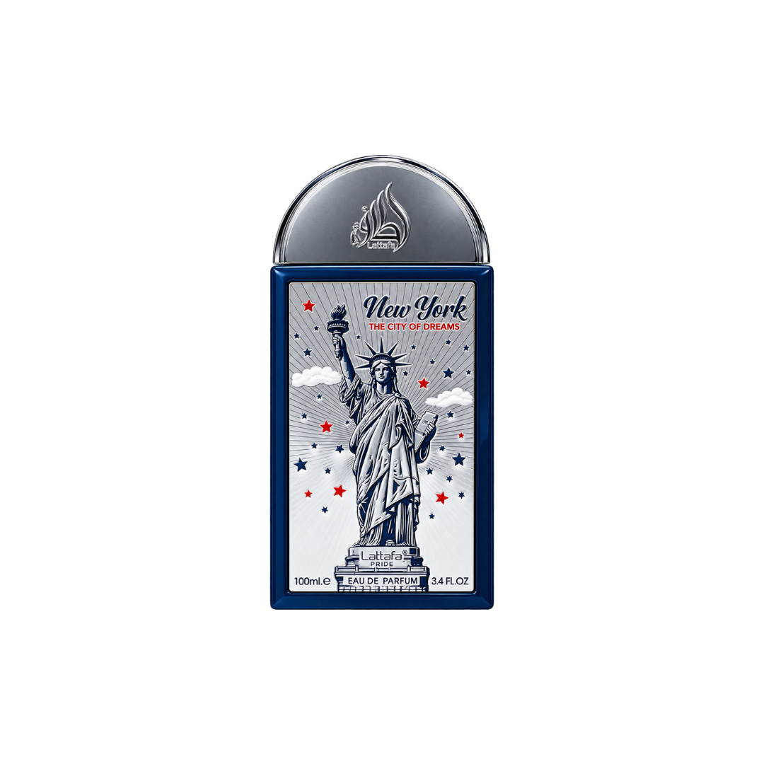 Lattafa Pride New York the City of Dreams Eau de Parfum Spray For Unisex 3.4 Ounce