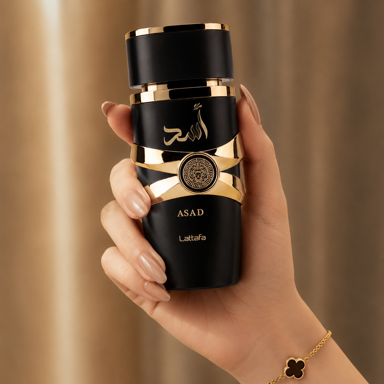 Lattafa Perfumes Asad for Unisex Eau de Parfum Spray, 3.4 Ounce