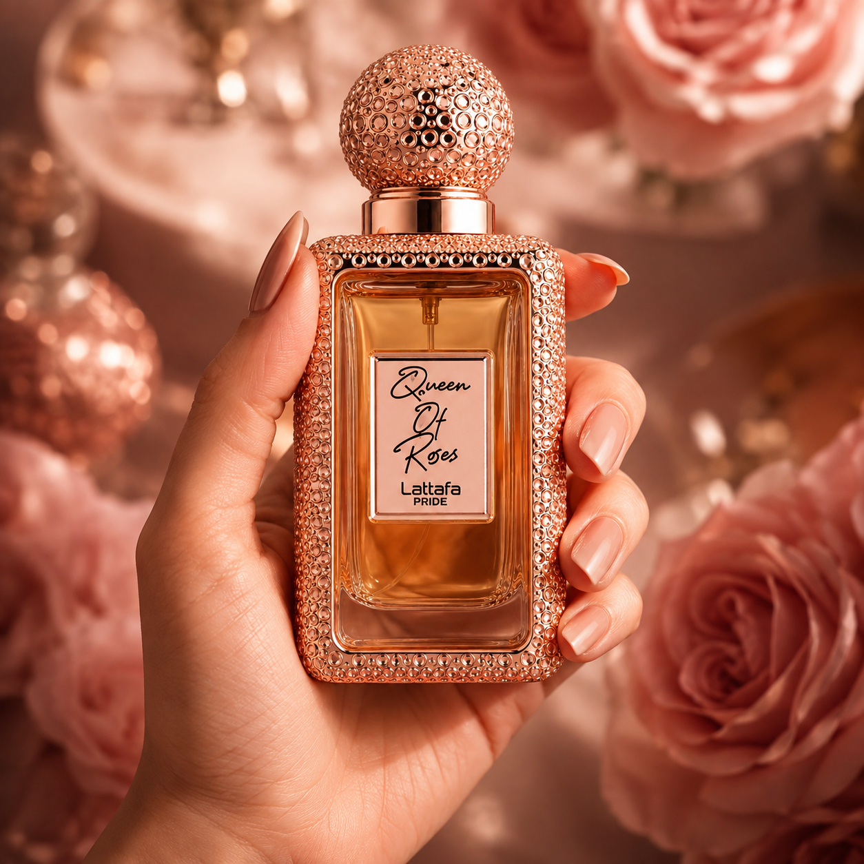 Lattafa Pride Queen Of Roses Eau de Parfum Spray For Unisex 3.4 Ounce