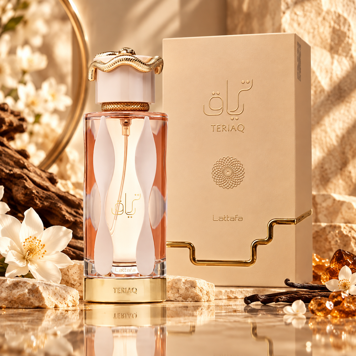 Lattafa Teriaq Eau de Parfum for Unisex, 3.4 Ounce