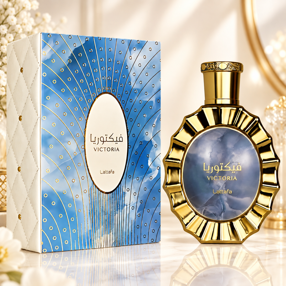Lattafa Victoria Eau de Parfum for Unisex, 3.4 Ounce