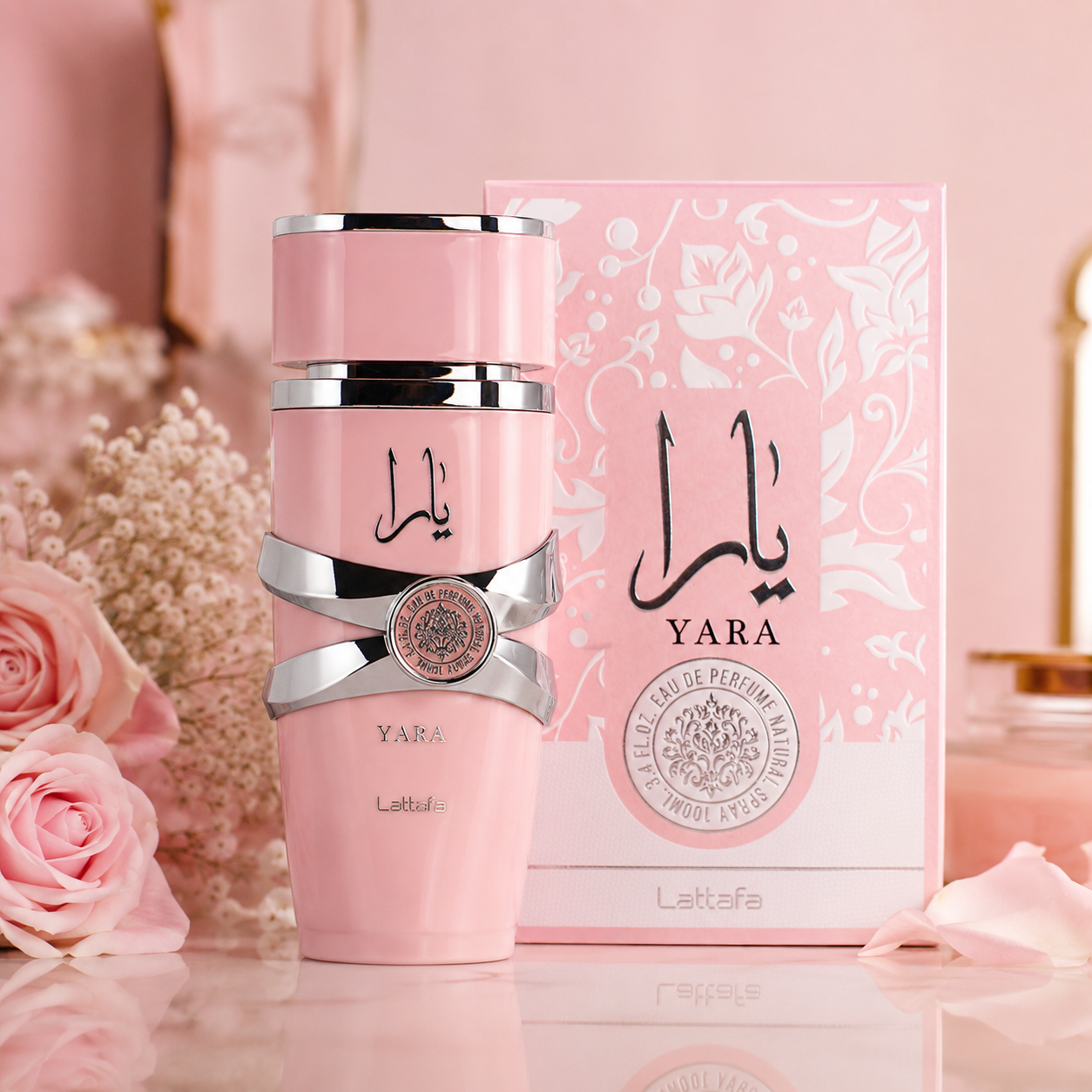 Lattafa Yara for Women Eau de Parfum Spray, 3.4 Ounce