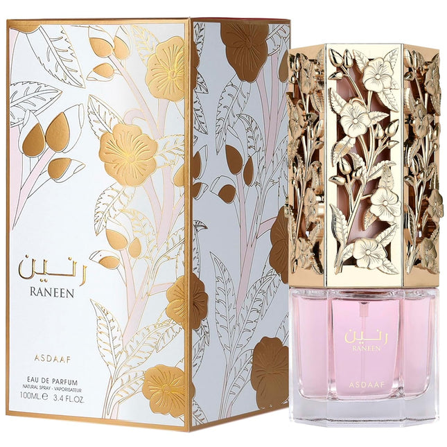 Lattafa Asdaaf Raneen for Women Eau De Parfum Spray, 3.4 Ounce