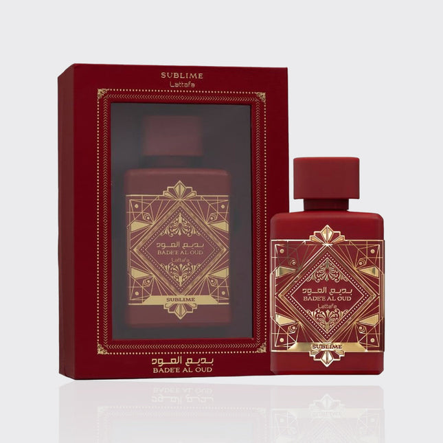 Lattafa Bade'e Al Oud Sublime for Unisex Eau de Parfum Spray, 3.4 Ounce