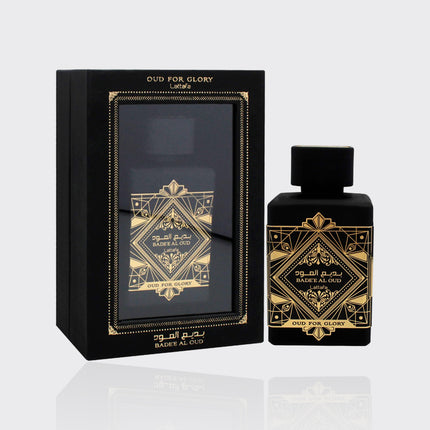 Lattafa Bade'e Al Oud for Glory for Unisex Eau de Parfum Spray, 3.4 Ounce