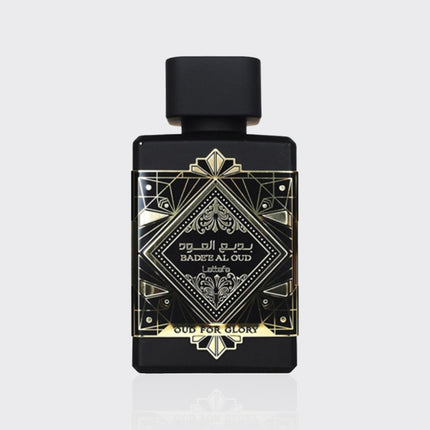 Lattafa Bade'e Al Oud for Glory for Unisex Eau de Parfum Spray, 3.4 Ounce