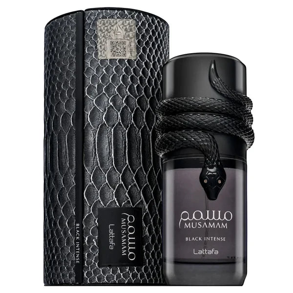 Lattafa Musamam Black Intense for Men Eau de Parfum Spray, 3.4 Ounce