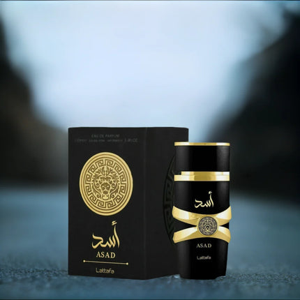 Lattafa Perfumes Asad for Unisex Eau de Parfum Spray, 3.4 Ounce