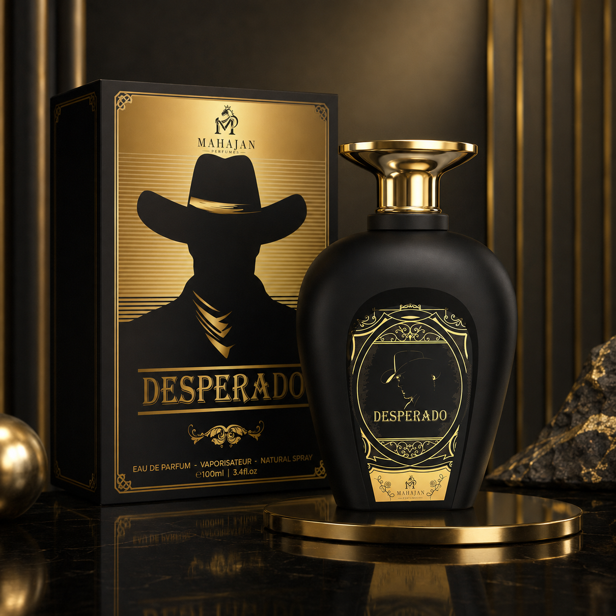 Mahajan Desperado Eau de Parfum for Men 3.4 Ounce