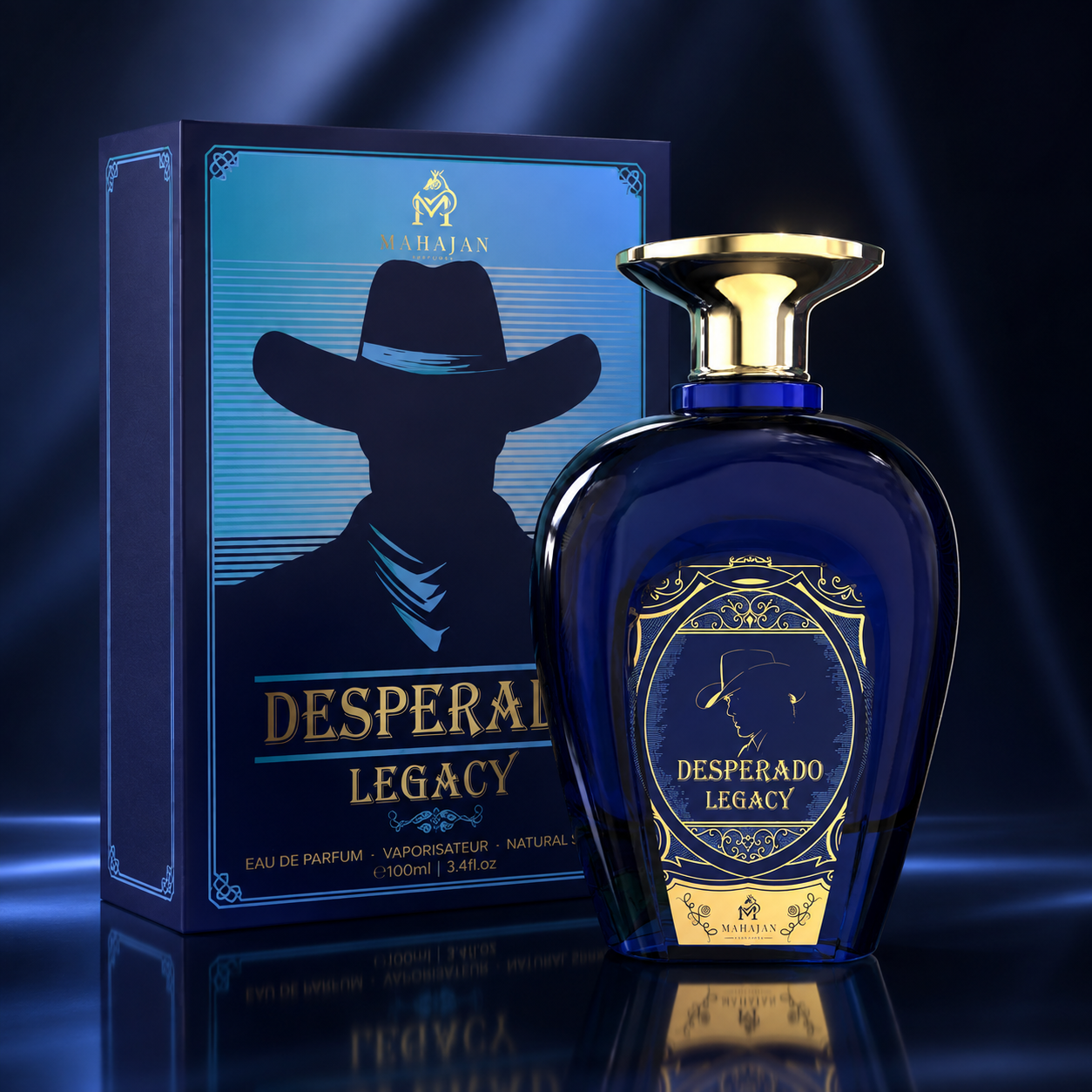 Mahajan Desperado Legacy Eau de Parfum for Men 3.4 Ounce