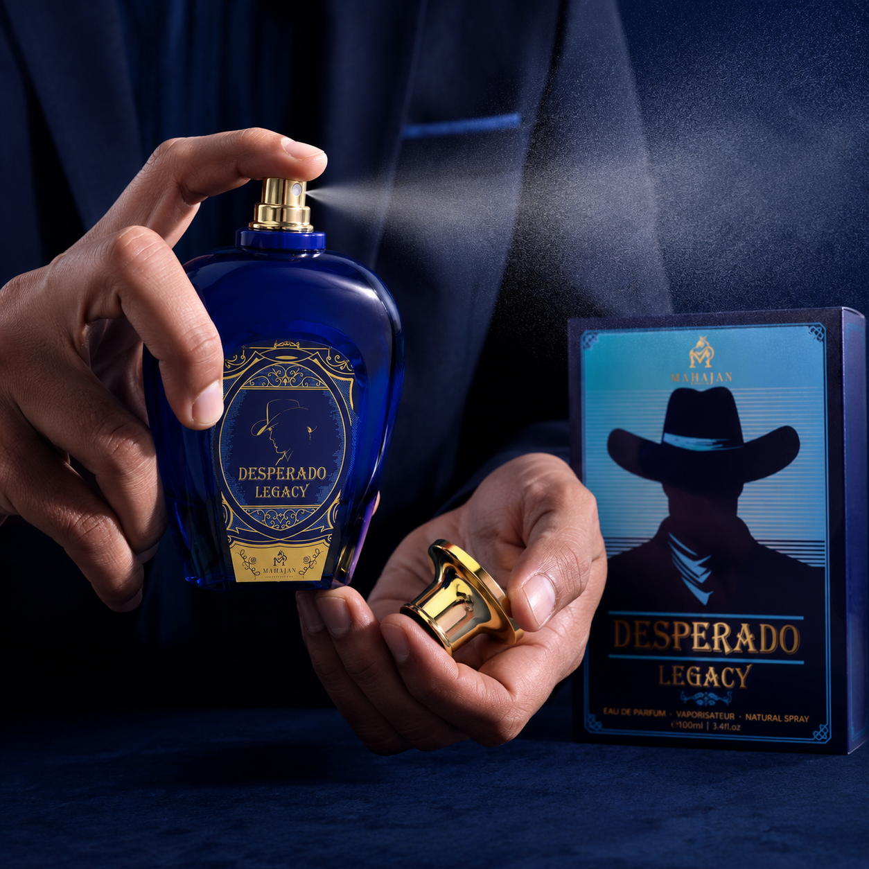 Mahajan Desperado Legacy Eau de Parfum for Men 3.4 Ounce