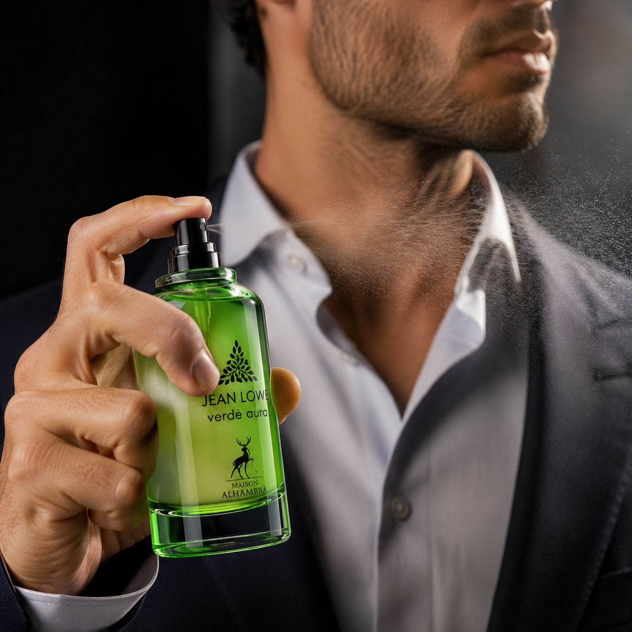 Maison Alhambra Jean Lowe Verde Aura Eau de Parfum Spray for Unisex 3.4 Ounce