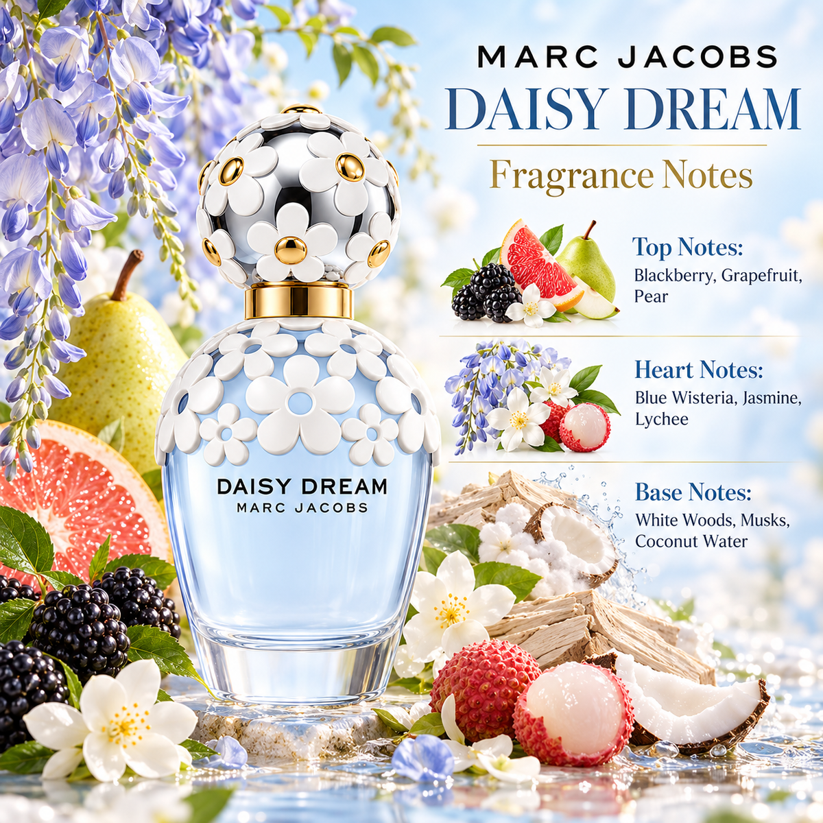 Marc Jacobs Daisy Dream Eau de Toilette for Women, image 5