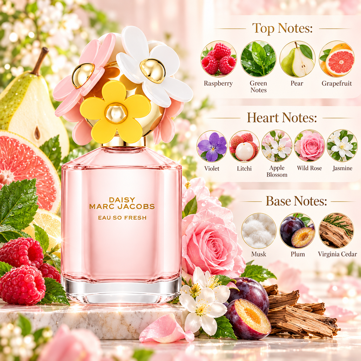 Marc Jacobs Daisy Eau So Fresh Eau de Toilette for Women, image 5