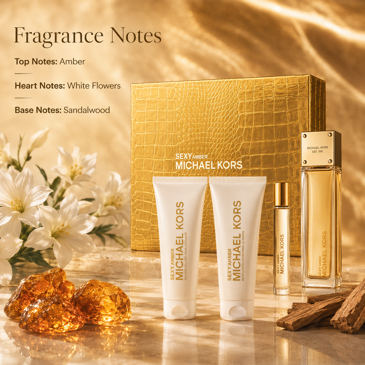 Michael Kors Sexy Amber 4-Piece Gift Set for Women