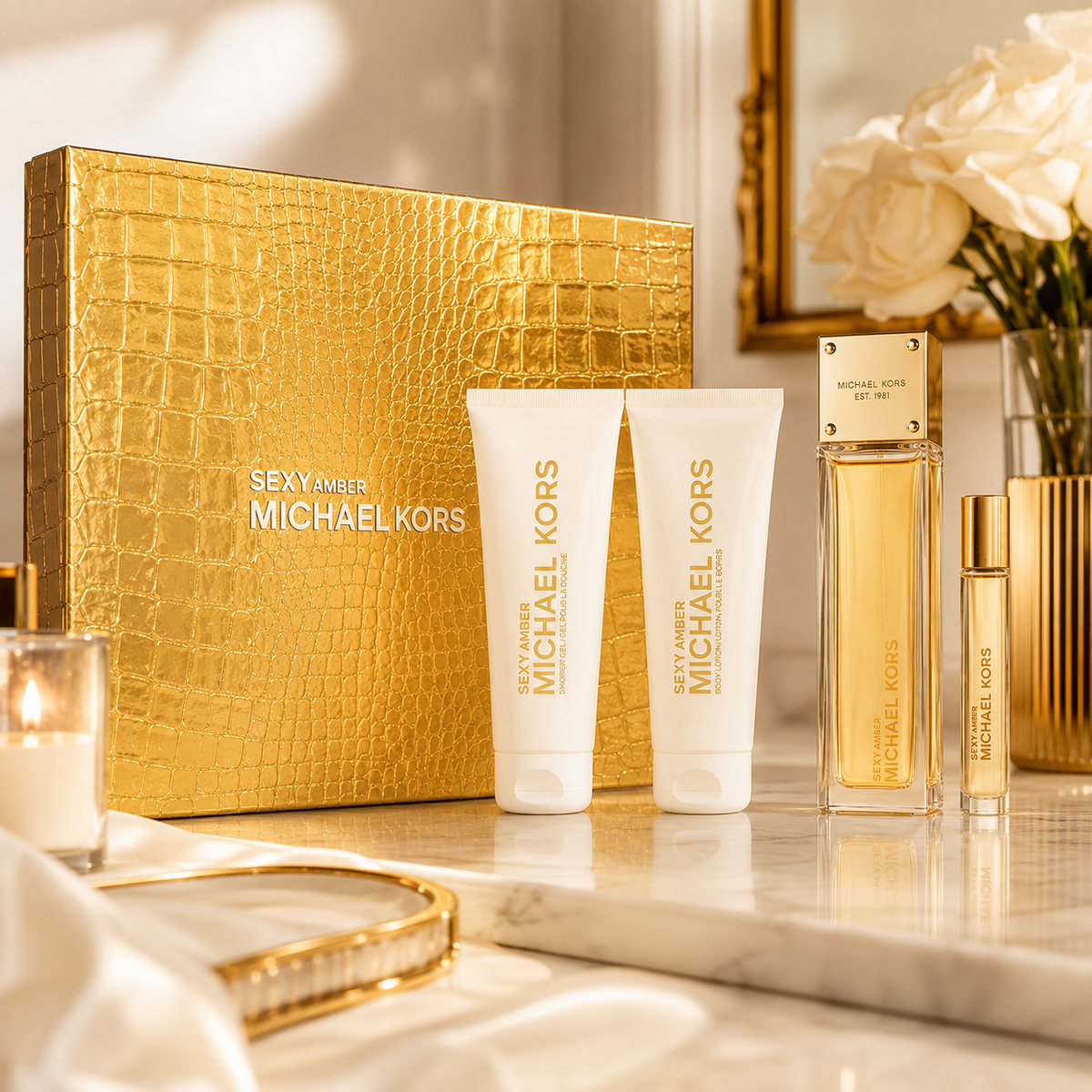 Michael Kors Sexy Amber 4-Piece Gift Set for Women