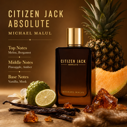 Michael Malul Citizen Jack Absolute Eau de Parfum for Men 3.4 Ounce