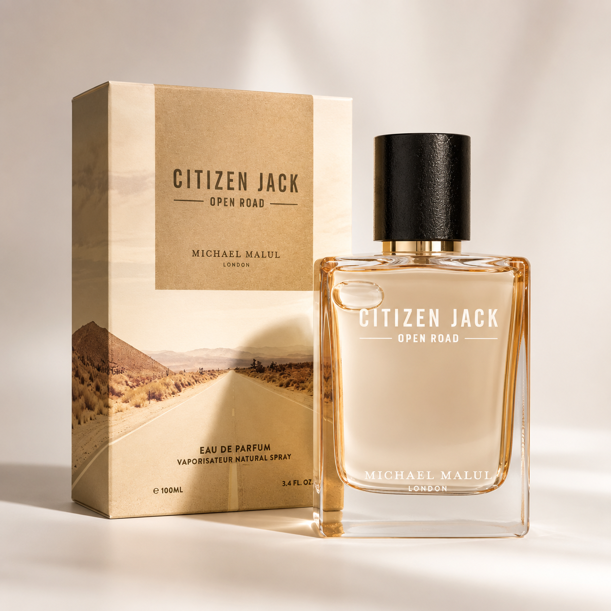 Michael Malul Citizen Jack Open Road Eau de Parfum for Men 3.4 Ounce