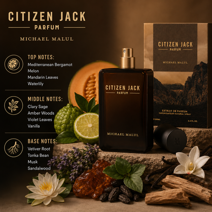 Michael Malul Citizen Jack Parfum Eau de Parfum for Men 3.4 Ounce
