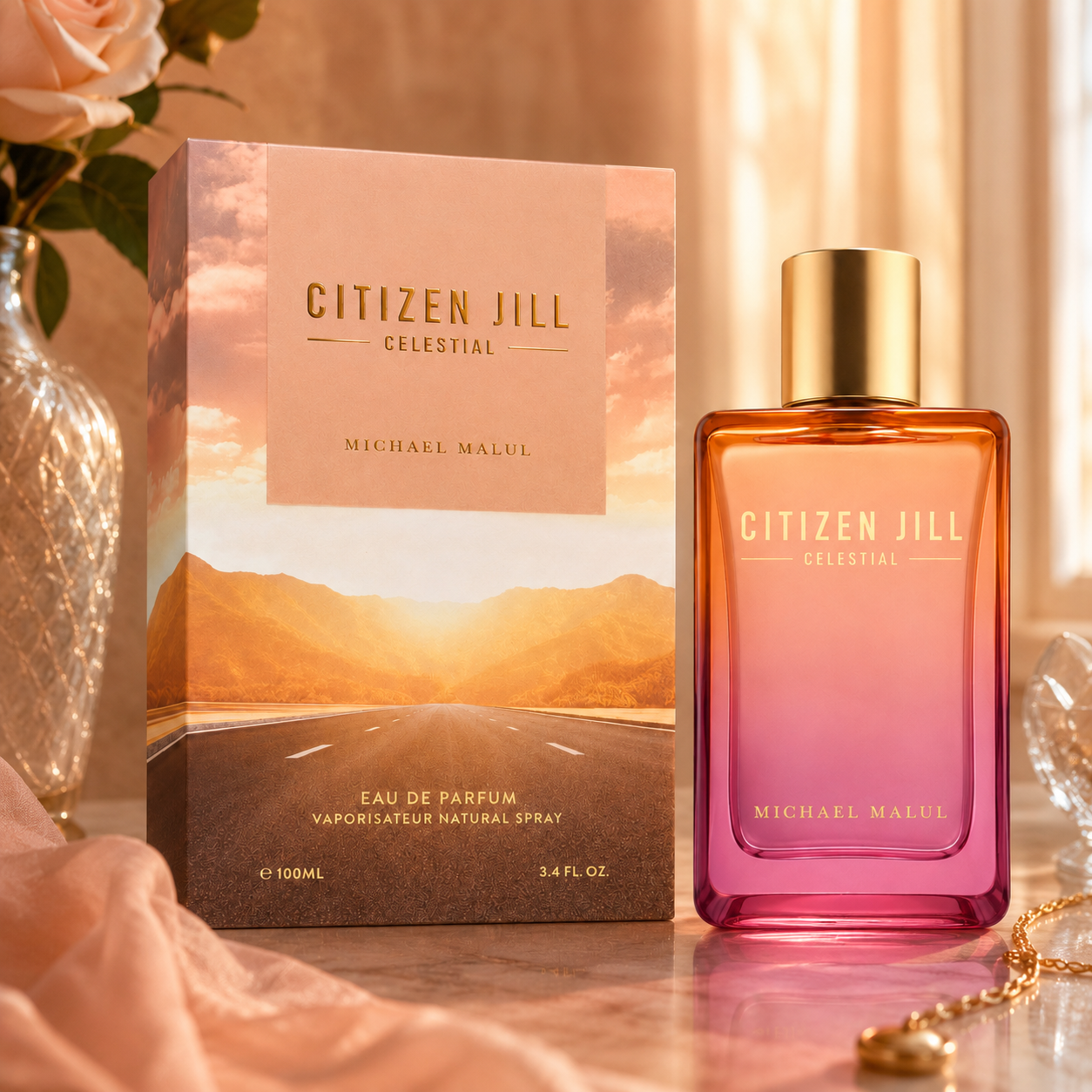 Michael Malul Citizen Jill Celestial Eau de Parfum for Women 3.4 Ounce