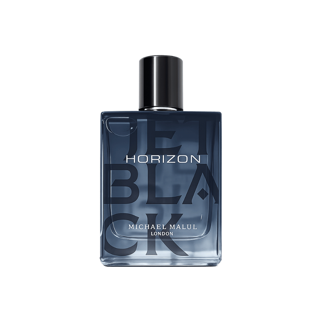 Michael Malul Jet Black Horizon Eau de Parfum for Men 3.4 Ounce