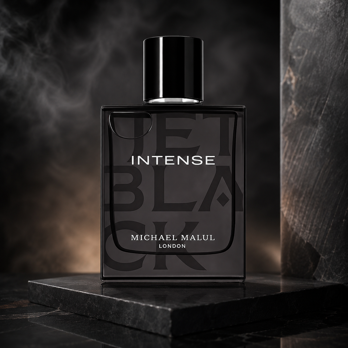 Michael Malul Jet Black Intense Eau de Parfum for Men 3.4 OunceAV