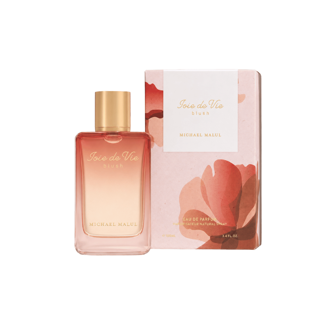 Michael Malul Joie de Vie Blush Eau de Parfum for Women 3.4 Ounce