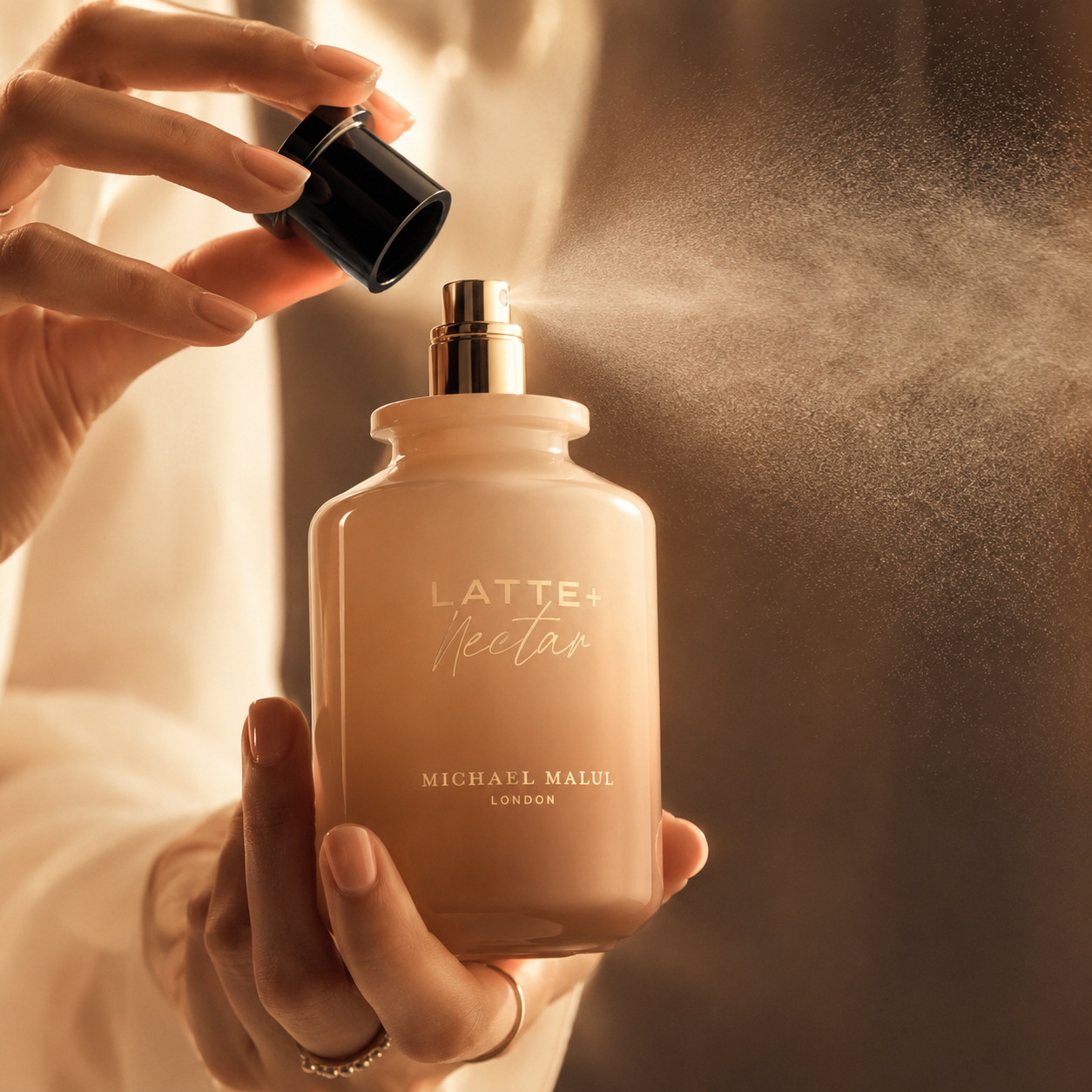 Michael Malul Latte+Nectar Eau de Parfum for Women 3.4 Ounce
