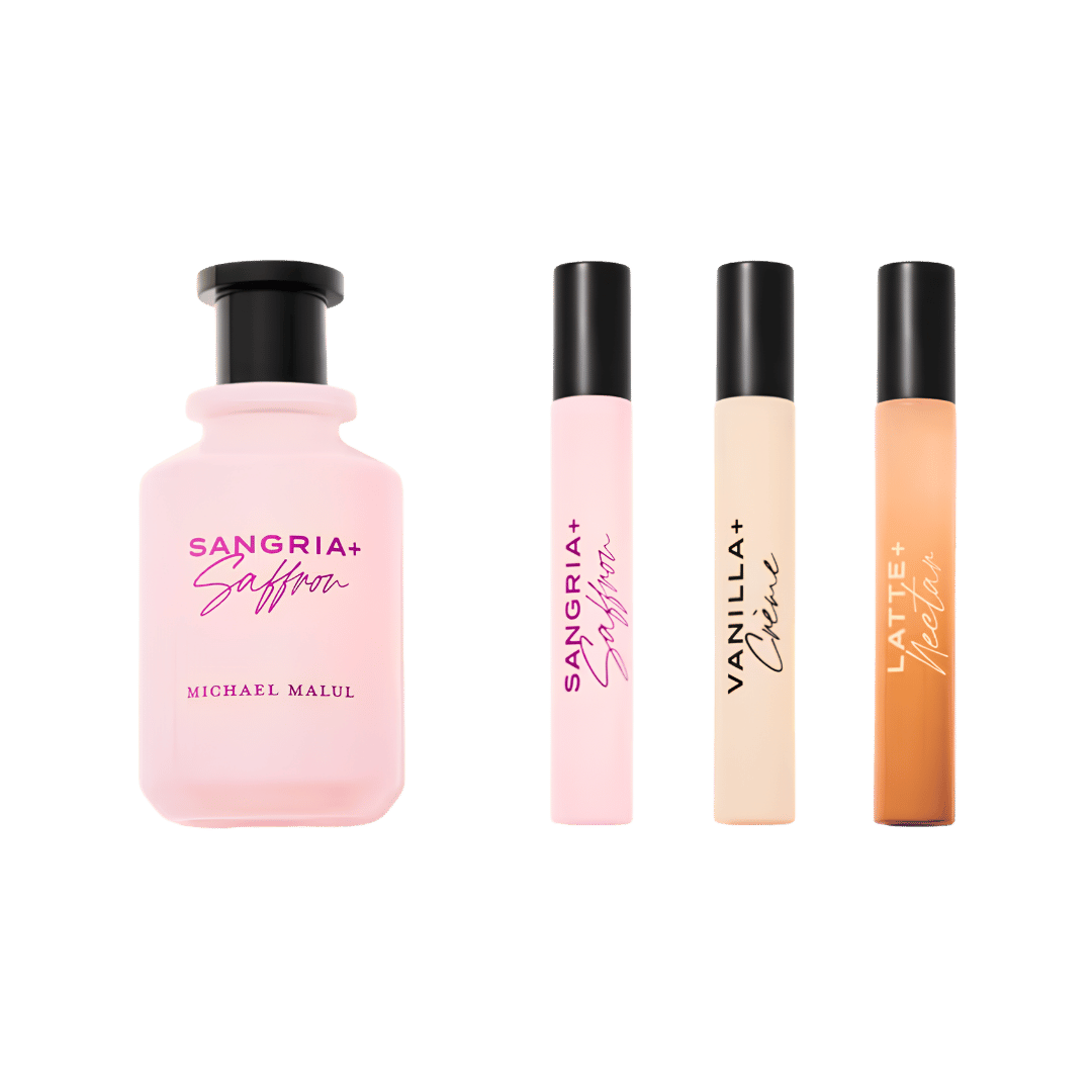 Michael Malul Sangria+Saffron 4-Piece Gift Set for Women