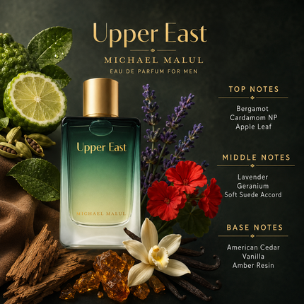 Michael Malul Upper East Eau de Parfum for Men 3.4 Ounce