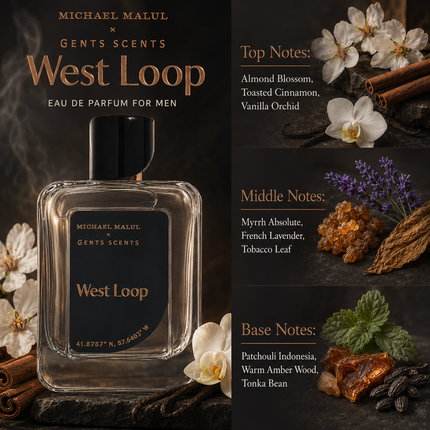 Michael Malul West Loop Eau de Parfum for Men 3.4 Ounce
