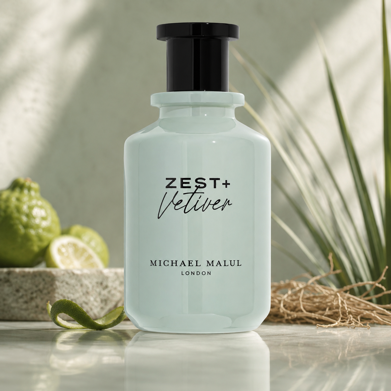 Michael Malul Zest + Vetiver Eau de Parfum for Men 3.4 Ounce