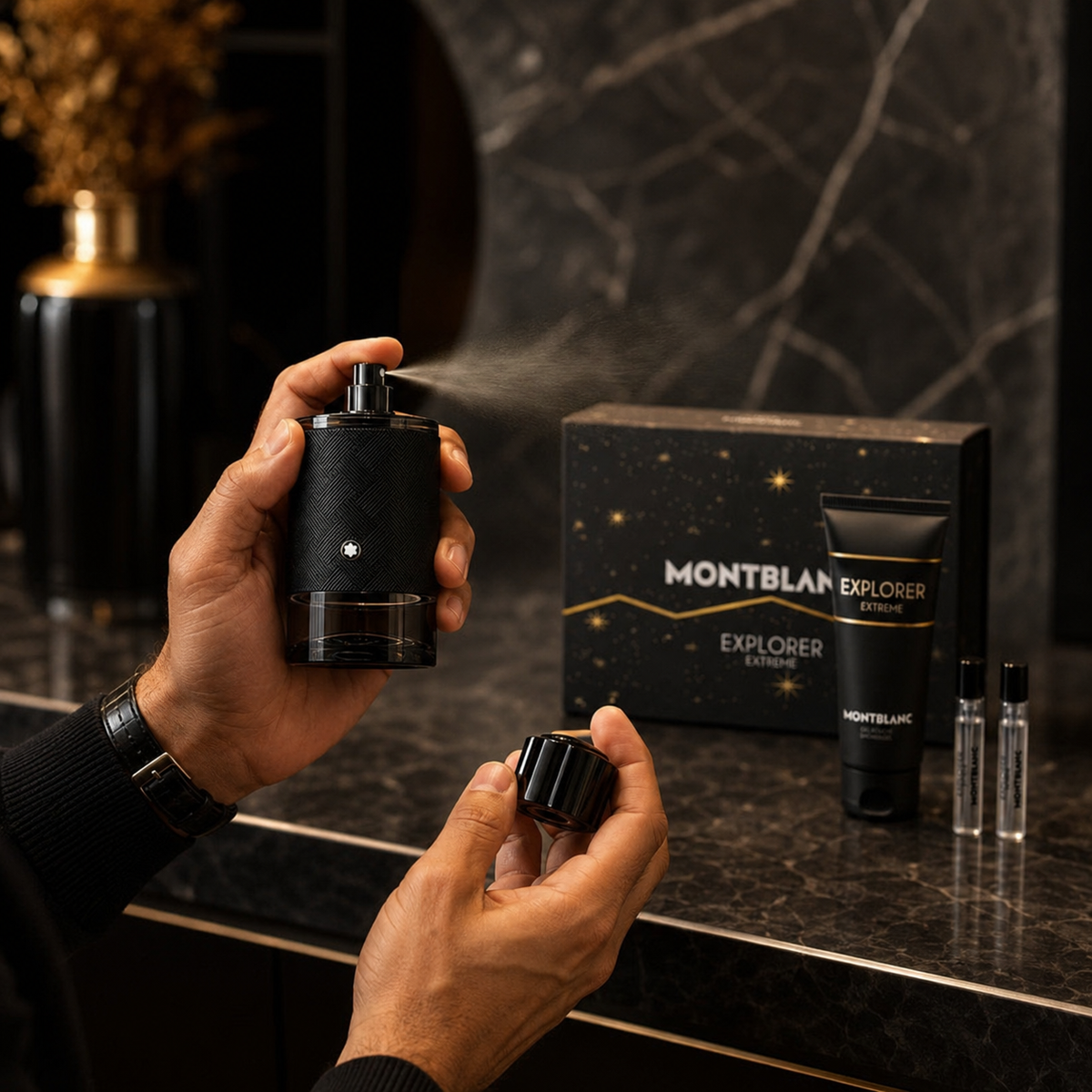 Mont Blanc Explorer Extreme 4-Piece Gift Set for Men