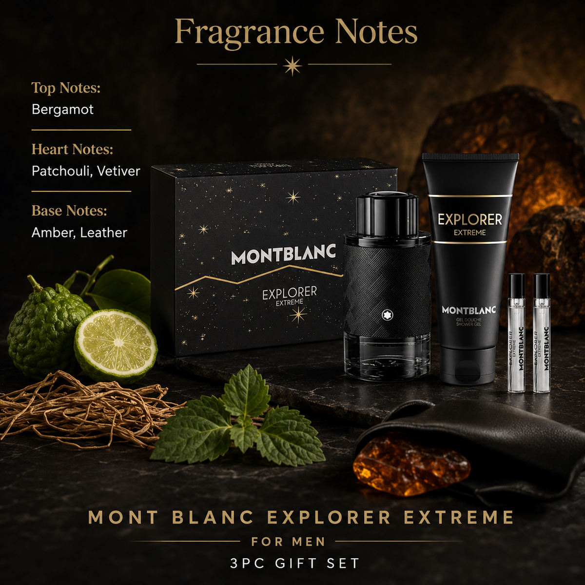 Mont Blanc Explorer Extreme 4-Piece Gift Set for Men