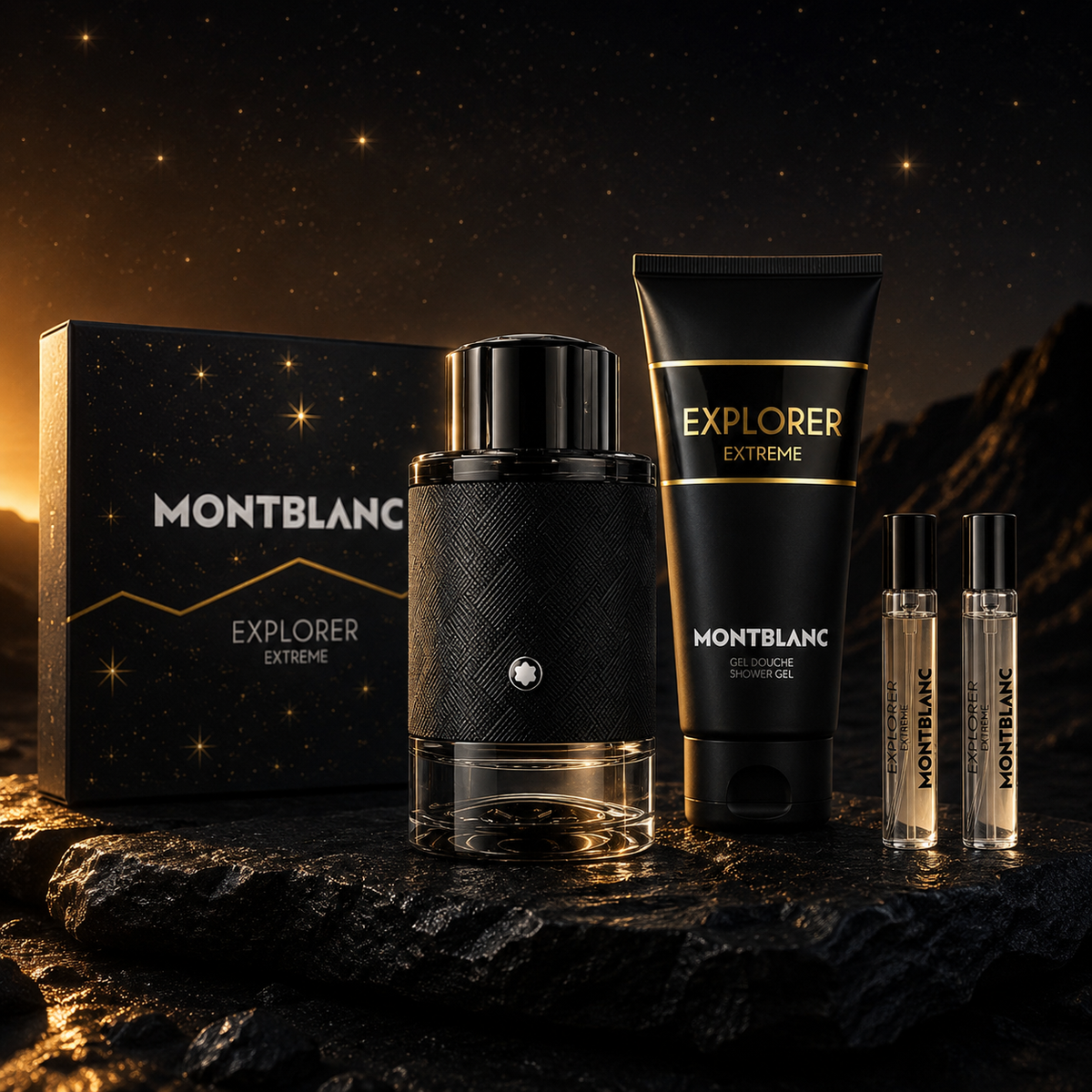 Mont Blanc Explorer Extreme 4-Piece Gift Set for Men