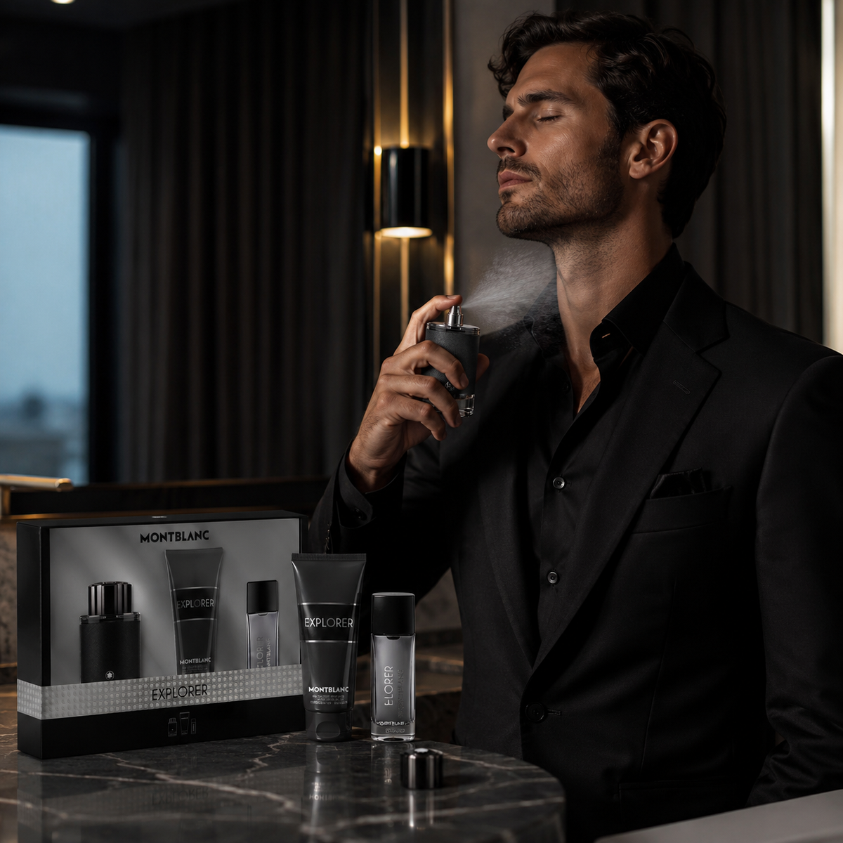 Mont Blanc Explorer 3-Piece Gift Set for Men