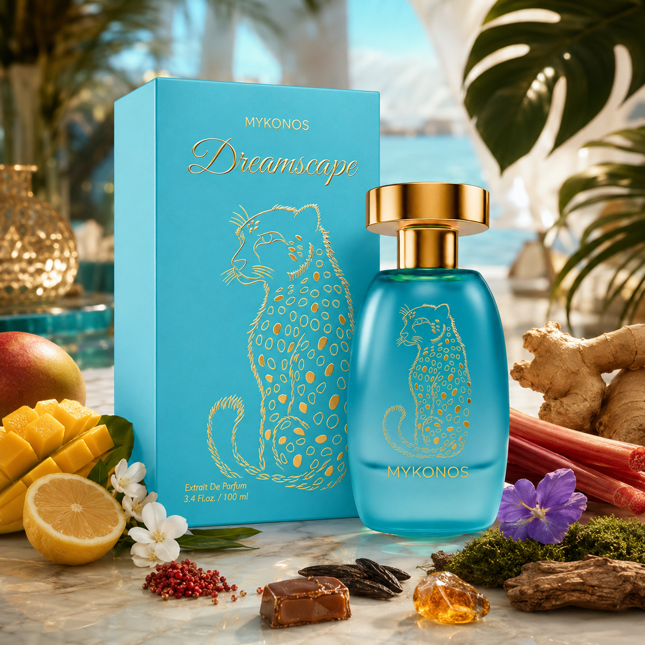 Mykonos Dreamscape Extrait de Parfum for Unisex 3.4 Ounce