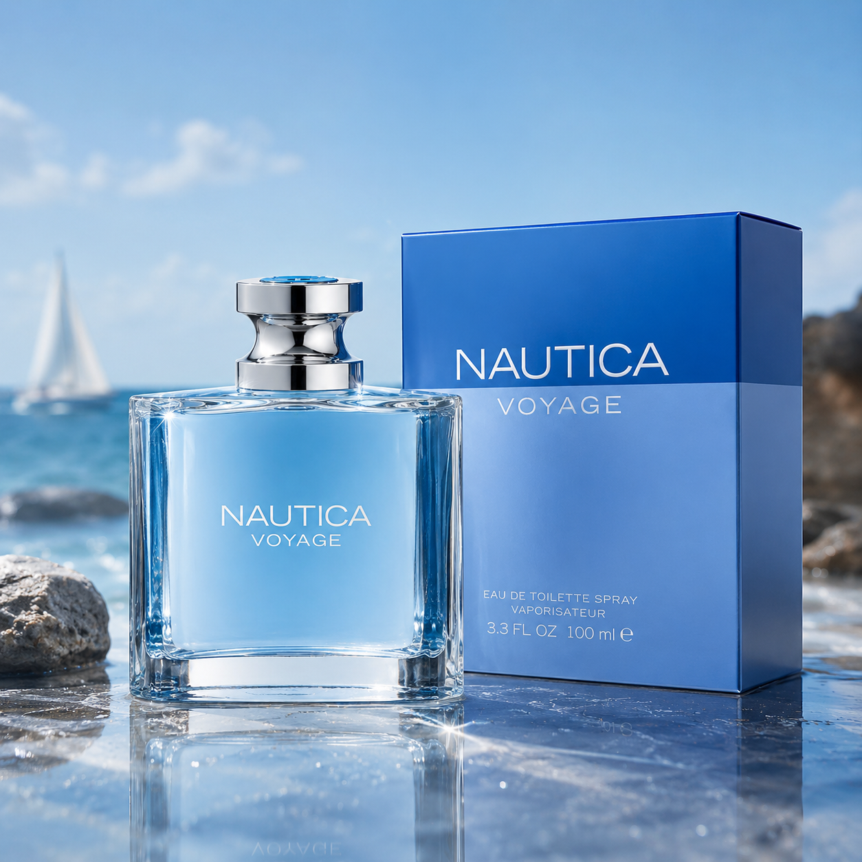 Nautica Voyage Eau de Toilette for Men 3.4 Ounce