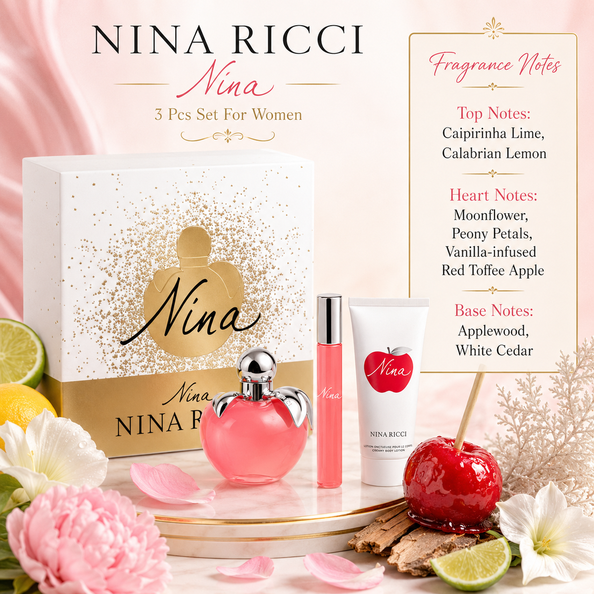 Nina Ricci Nina 3-Piece Gift Set for Women