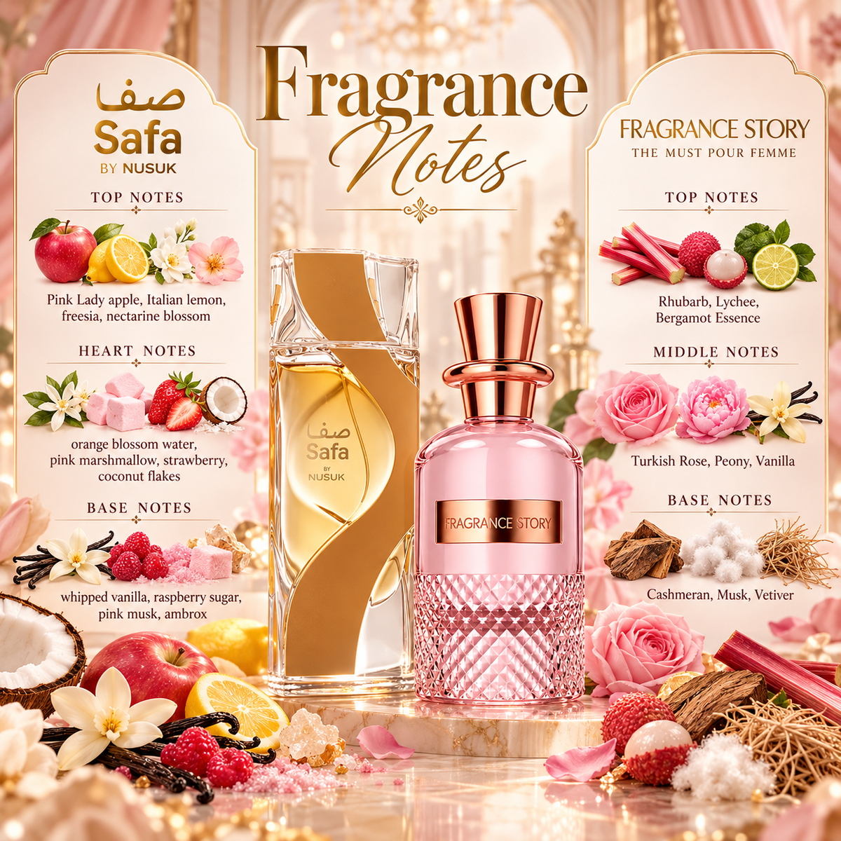 Nusuk Safa & Fragrance Story The Must Pour Femme Bundle for Women, image 4