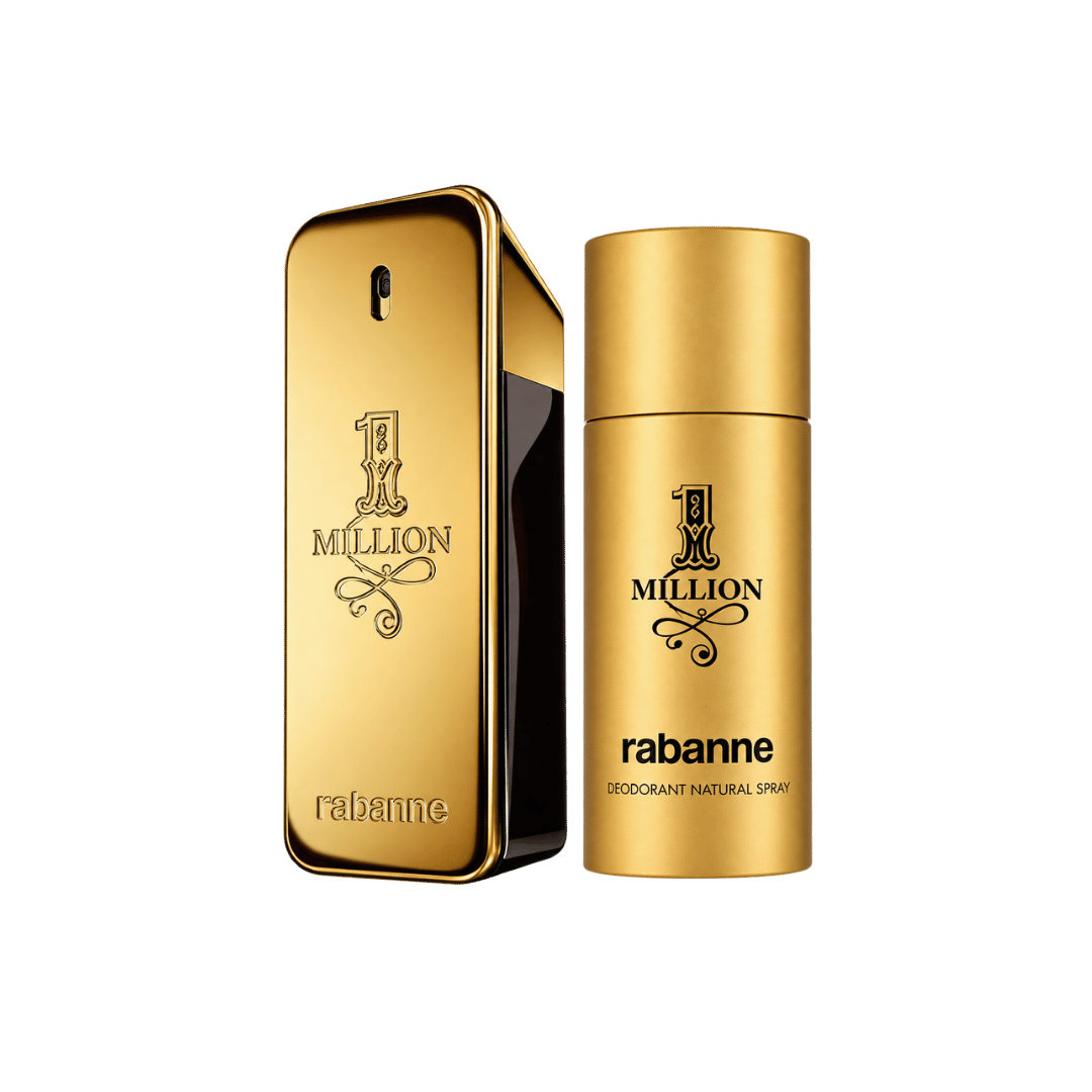 Paco Rabanne 1 Million 2-Piece Gift Set for Men (with Deodorant Spray)