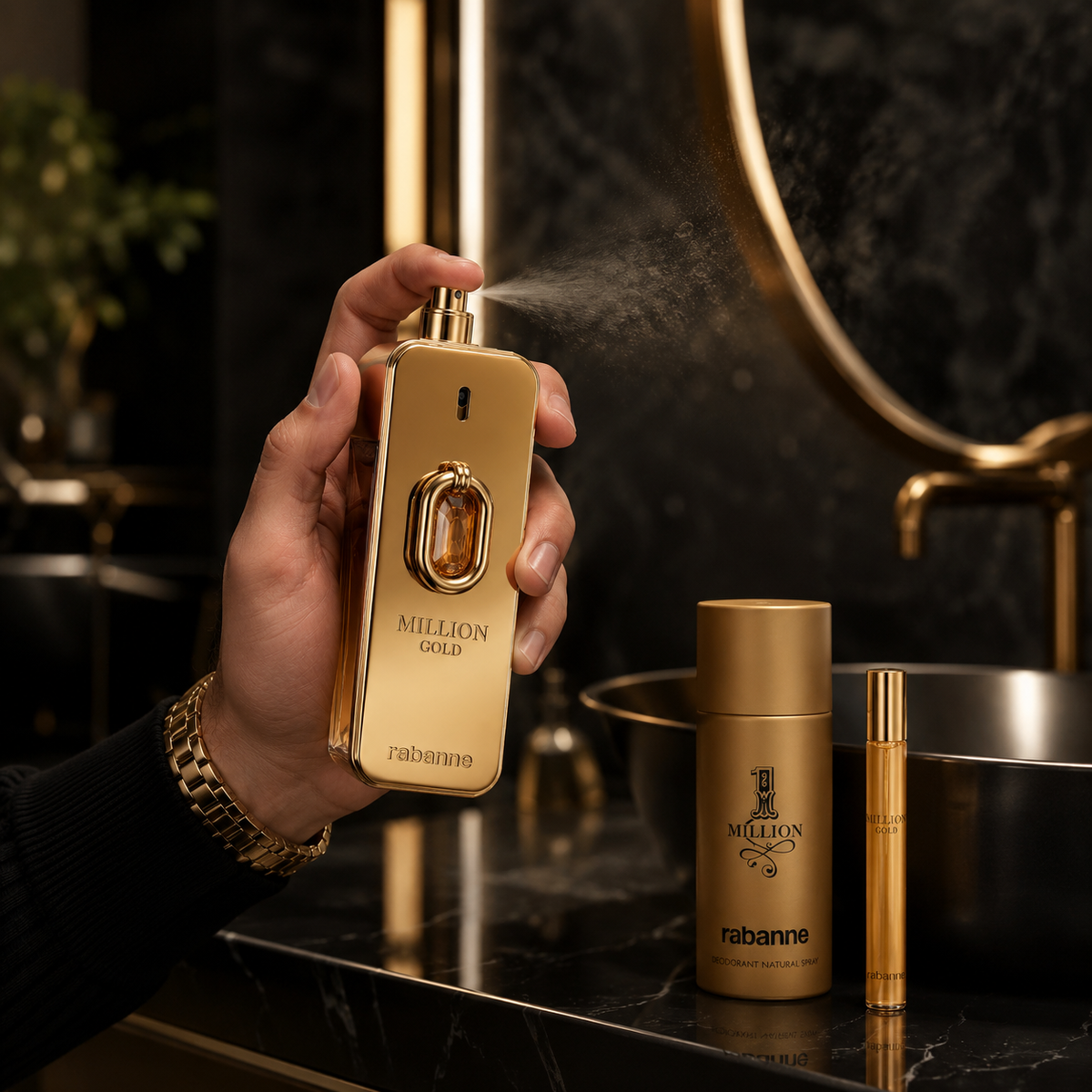 Paco Rabanne 1 Million Gold Elixir 3-Piece Gift Set for Men