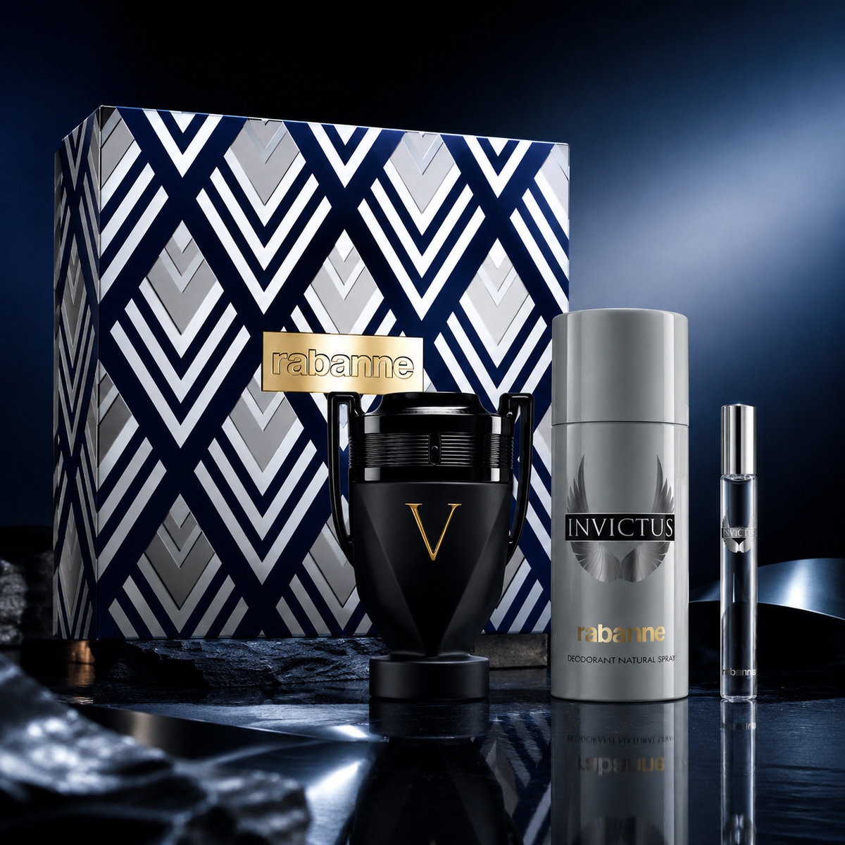 Paco Rabanne Invictus Victory Absolu 3-Piece Gift Set for Men