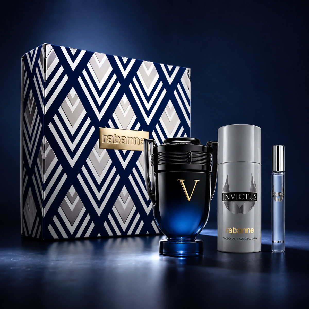 Paco Rabanne Invictus Victory Elixir 3-Piece Gift Set for Men