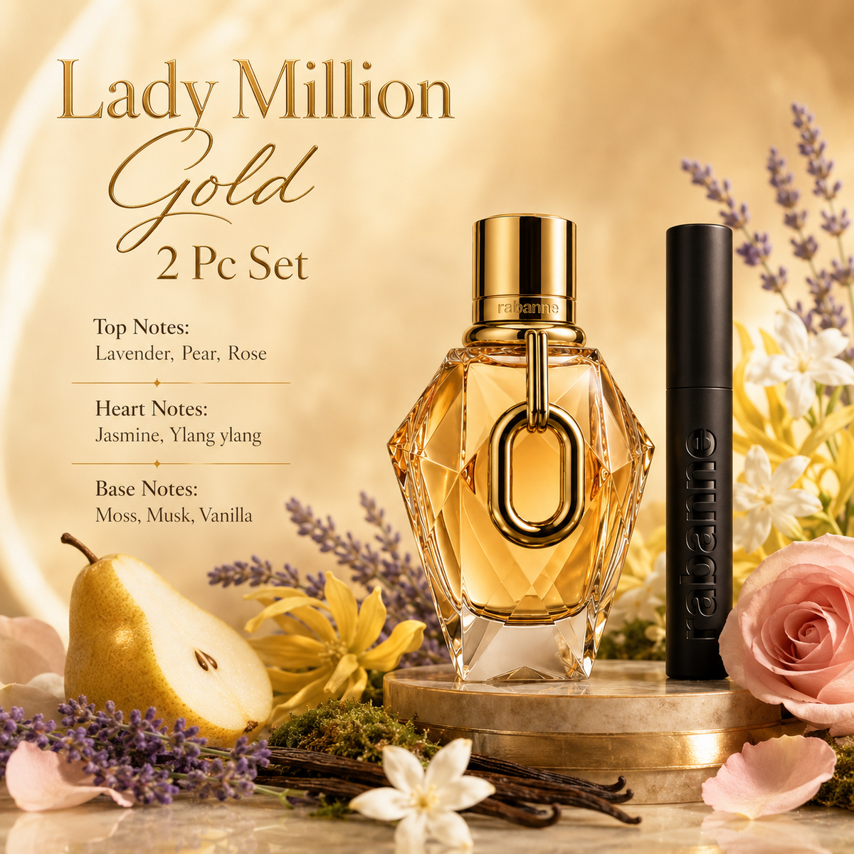Paco Rabanne Lady Million 2-Piece Gift Set for Women