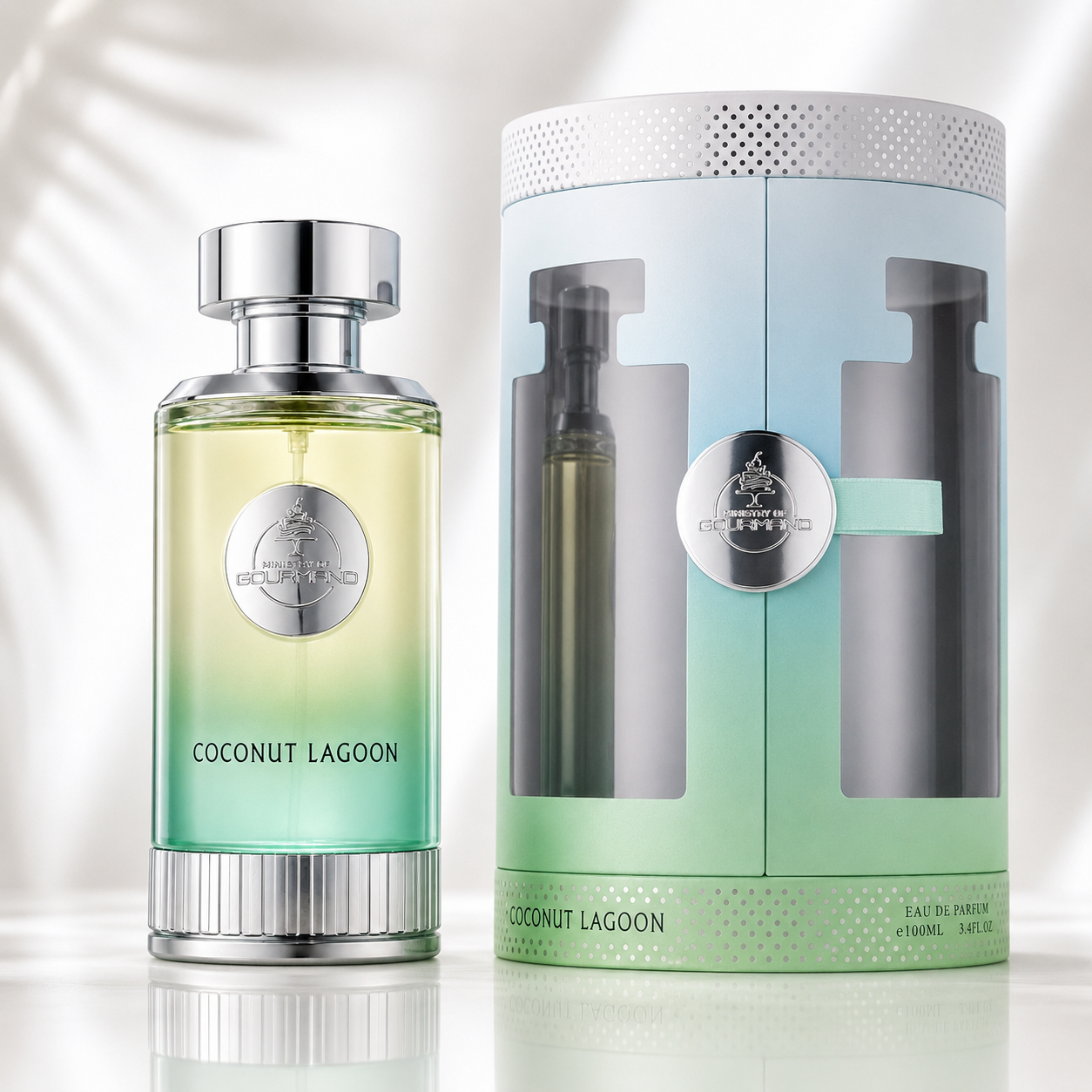 Paris Corner Coconut Lagoon Eau de Parfum 3.4 oz bottle with retail box