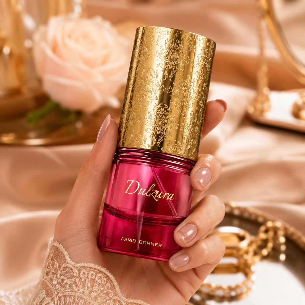 Paris Corner Dulzura fragrance notes with black pepper, buttermilk, cake, vanilla, cream, amber and musk
